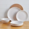 Stone Lain Lauren 32-piece Dinnerware Set Stoneware In White