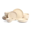 Stone Lain Lauren 4-pc. Stoneware Dinnerware Set In Sand
