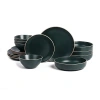 Stone Lain Lauren 4-pc. Stoneware Dinnerware Set In Green