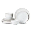 Stone Lain Lorie 12-piece Dinnerware Set Stoneware In White