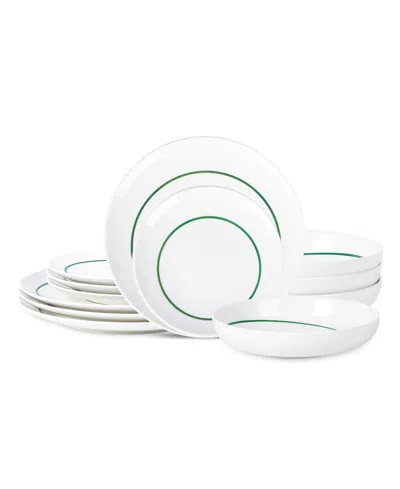 Stone Lain Luna 12 Pc. Dinnerware Set, Service For 4 In White