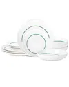Stone Lain Luna 12pc Porcelain Dinnerware Set