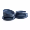 Stone Lain Macchio 12-pc. Stoneware Dinnerware Set In Blue