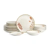 Stone Lain Maple 24-pc. Porcelain Dinnerware Set In Multi