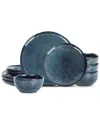 Stone Lain Mirella 12pc Dinnerware Set Blue