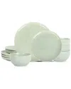 Stone Lain Mirella 12pc Dinnerware Set Light Green