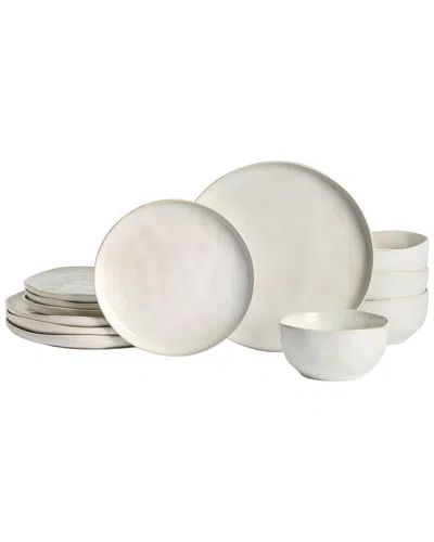Stone Lain Mirella 12pc Dinnerware Set In White