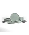Stone Lain Mirella 4-pc. Stoneware Dinnerware Set In Green