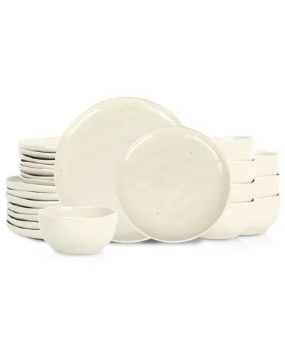 Stone Lain Mirella 24pc Dinnerware Set Beige In Animal Print