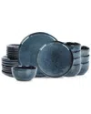 Stone Lain Mirella 24pc Stoneware Dinnerware Set In Blue