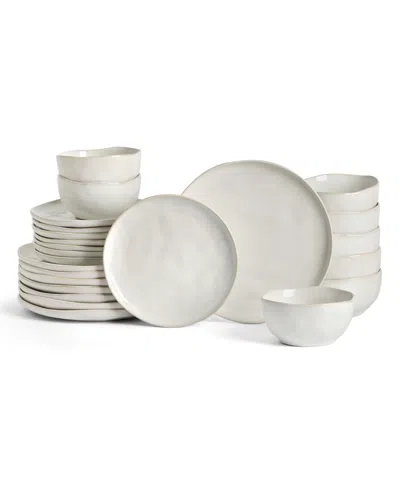 Stone Lain Mirella 24pc Dinnerware Set In Gray