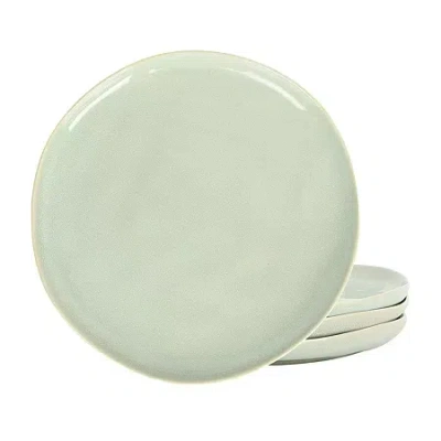 Stone Lain Mirella 4-pc. Stoneware Dinner Plate In White