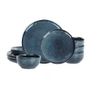 Stone Lain Mirella 4-pc. Stoneware Dinnerware Set In Blue