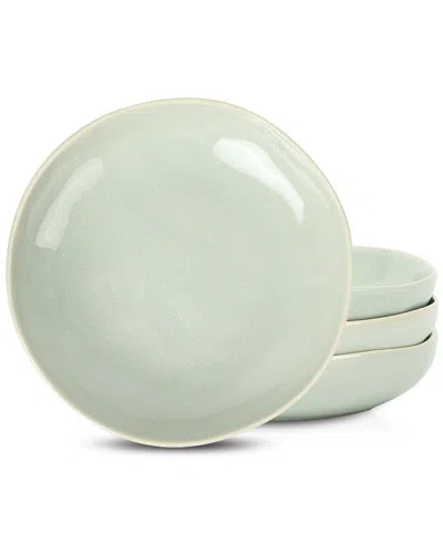 Stone Lain Mirella 4pc Pasta Bowl Set Light Green In Multi