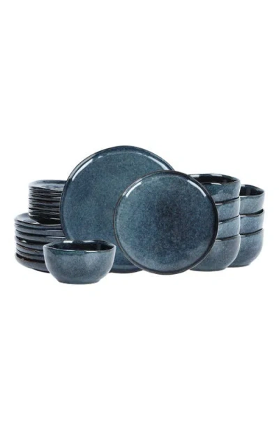 Stone Lain Mirella Stoneware 24-piece Dinnerware Set In Blue