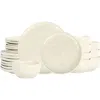 Stone Lain Mirella Stoneware 24-piece Dinnerware Set In White