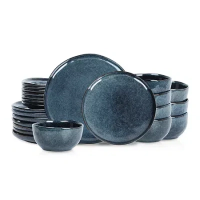 Stone Lain Mirella Stoneware Dinnerware Set In Blue
