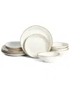 Stone Lain Nami 24pc Stoneware Dinnerware Set
