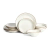 Stone Lain Nami 4-pc. Stoneware Dinnerware Set In White