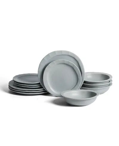 STONE LAIN OASIS 12 PC. DINNERWARE SET, SERVICE FOR 4