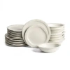 Stone Lain Oasis 24-pc. Stoneware Dinnerware Set In White