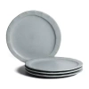 Stone Lain Oasis 4-pc. Stoneware Dinner Plate In Gray