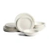 Stone Lain Oasis 4-pc. Stoneware Dinnerware Set In White