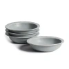 Stone Lain Oasis Stoneware 4-piece Pasta Bowl Set In Gray