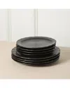 Stone Lain Oasis 4pc Stoneware Dinner Plate Set