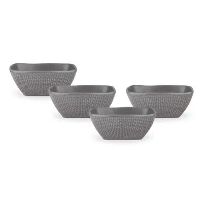 Stone Lain Olivia Bowl Set Stoneware In Gray