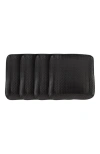 Stone Lain Olivia Stoneware 4-piece Dinner Plate Set In Black