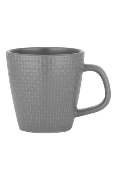 Stone Lain Olivia Stoneware 4-piece Mug Set In Gray