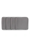 Stone Lain Olivia Stoneware 4-piece Salad Plate Set In Gray