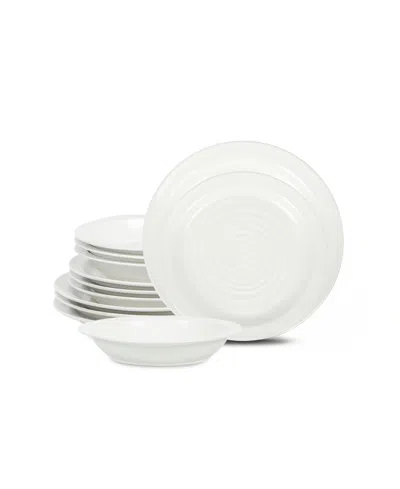 Stone Lain Orbit 12 Pc. Dinnerware Set, Service For 4 In White