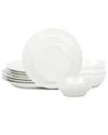 Stone Lain Orbit 12pc Dinnerware Set White