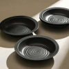 Stone Lain Orbit 12-piece Dinnerware Set Stoneware In Black