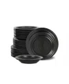Stone Lain Orbit 24 Pc. Dinnerware Set, Service For 8 In Gray