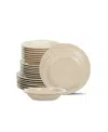 Stone Lain Orbit 24 Pc. Dinnerware Set, Service For 8 In Brown