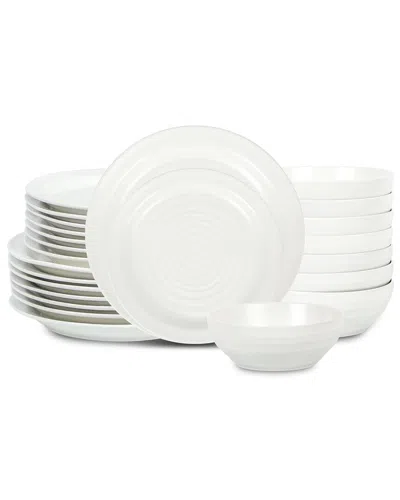 Stone Lain Orbit 24pc Dinnerware Set White