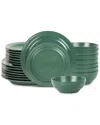Stone Lain Orbit 24pc Stoneware Dinnerware Set