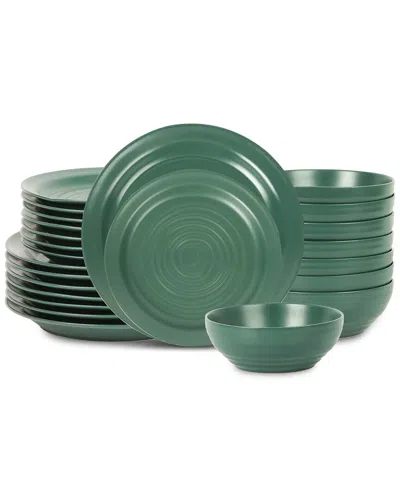 Stone Lain Orbit 24pc Stoneware Dinnerware Set