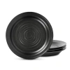 Stone Lain Orbit 4-pc. Stoneware Dinner Plate In Gray