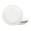 Stone Lain Orbit 4-pc. Stoneware Dinner Plate In White