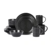 Stone Lain Orbit 4-pc. Stoneware Dinnerware Set In Gray