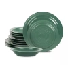 Stone Lain Orbit 4-pc. Stoneware Dinnerware Set In Green