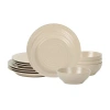 Stone Lain Orbit 4-pc. Stoneware Dinnerware Set In Sand