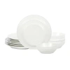 Stone Lain Orbit 4-pc. Stoneware Dinnerware Set In White