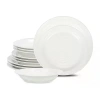 Stone Lain Orbit 4-pc. Stoneware Dinnerware Set In White