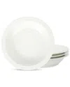 Stone Lain Orbit 4pc Pasta Bowl Set White