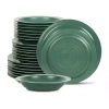Stone Lain Orbit 8-pc. Stoneware Dinnerware Set In Green